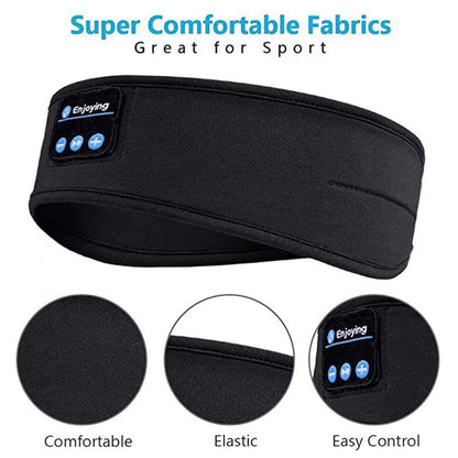 Factory Price Travel Music Handsfree Eye Mask Headsets Blue Tooth Sports Earphones Bulututh Wireless Headset Sleep Headphones
