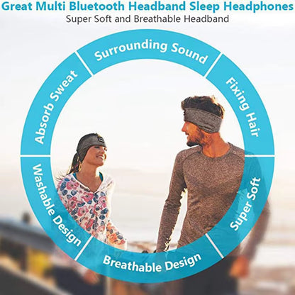 Factory Price Travel Music Handsfree Eye Mask Headsets Blue Tooth Sports Earphones Bulututh Wireless Headset Sleep Headphones