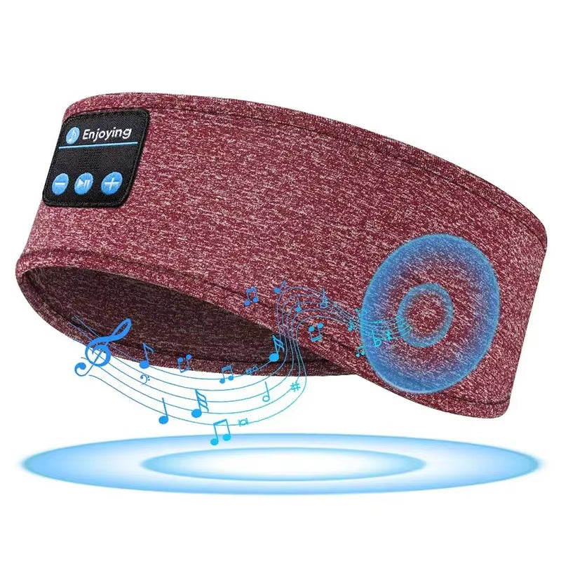 Factory Price Travel Music Handsfree Eye Mask Headsets Blue Tooth Sports Earphones Bulututh Wireless Headset Sleep Headphones